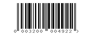 EAN code 00349222, code barre Houmous Sainsbury's, So Organic 200 g