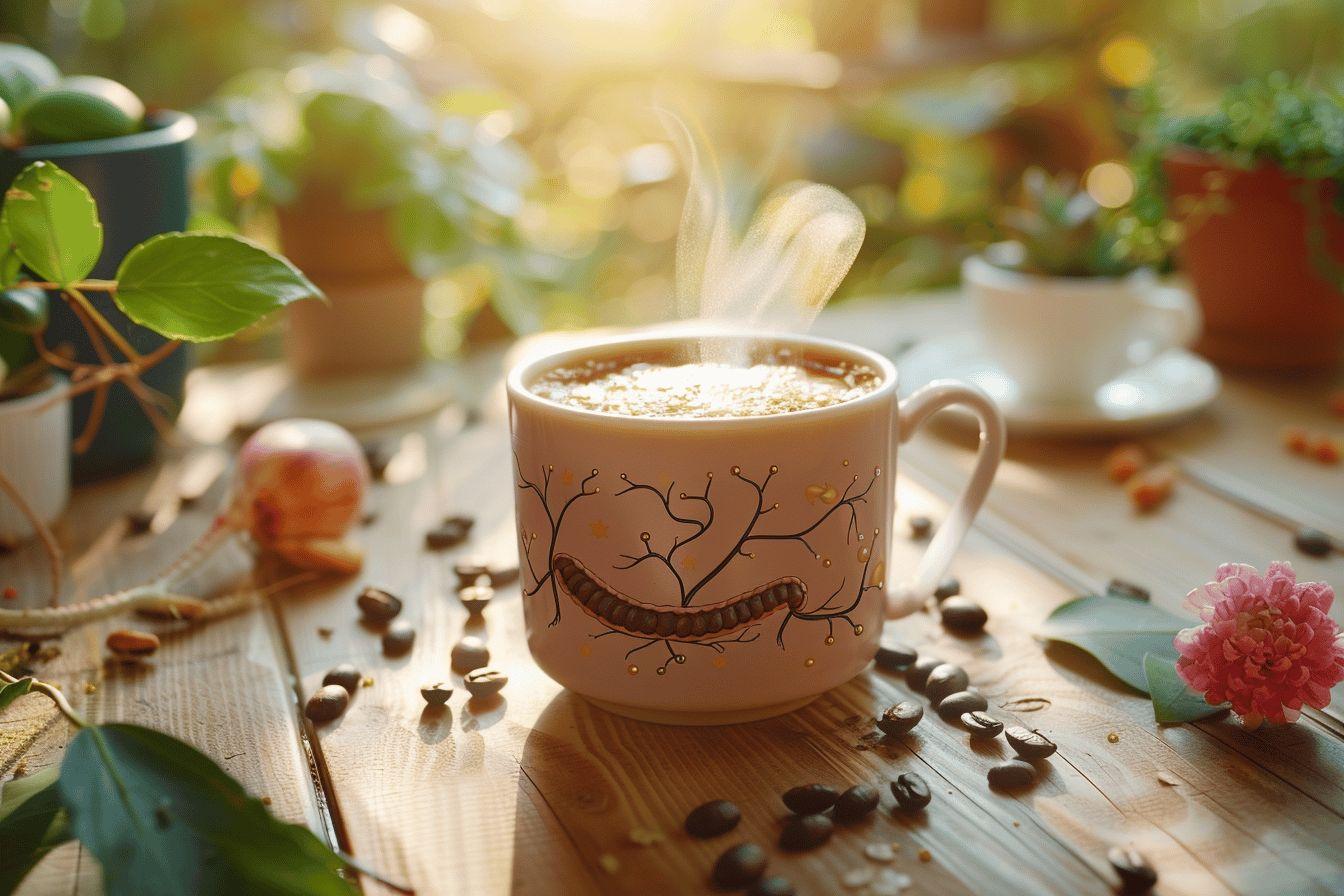Café et cortisol : impact sur l'acidité et la santé digestive - Découvrez les effets surprenants