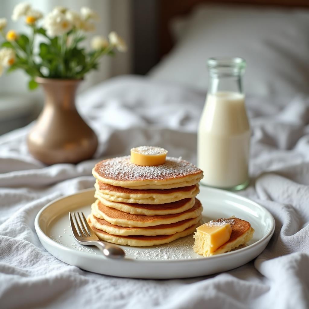 Recette de pancakes riches en tryptophane pour un sommeil réparateur