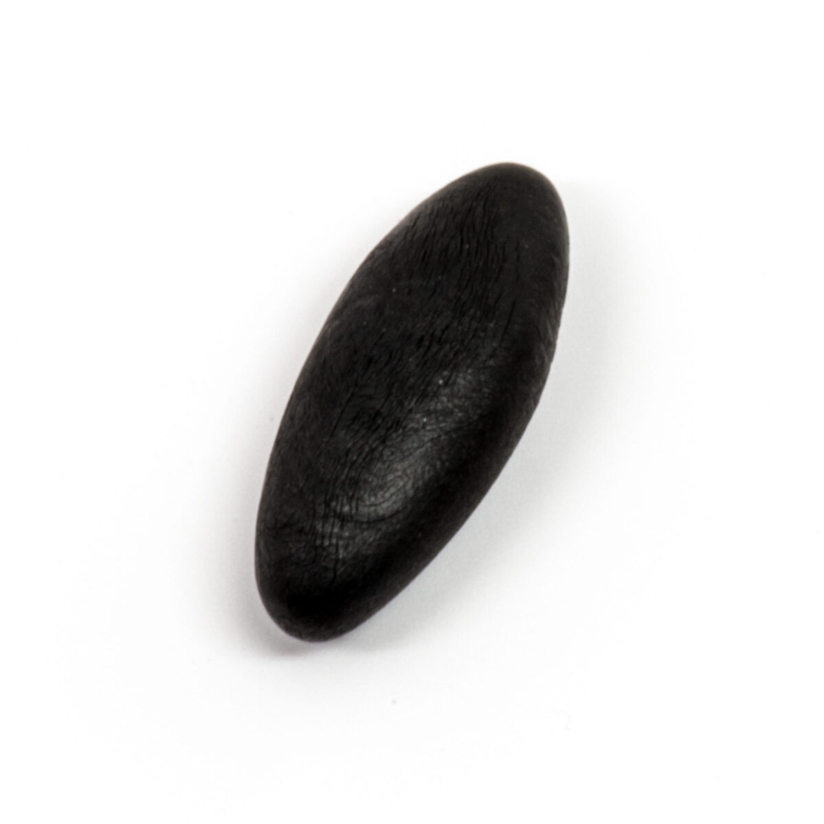 Galet de shilajit purifié prêt à être dilué, gros plan
